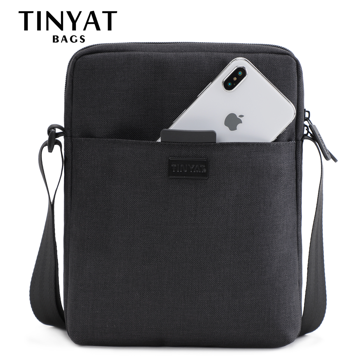 Canvas Backpack Casual - TINYAT Men's Bags Light Canvas Shoulder