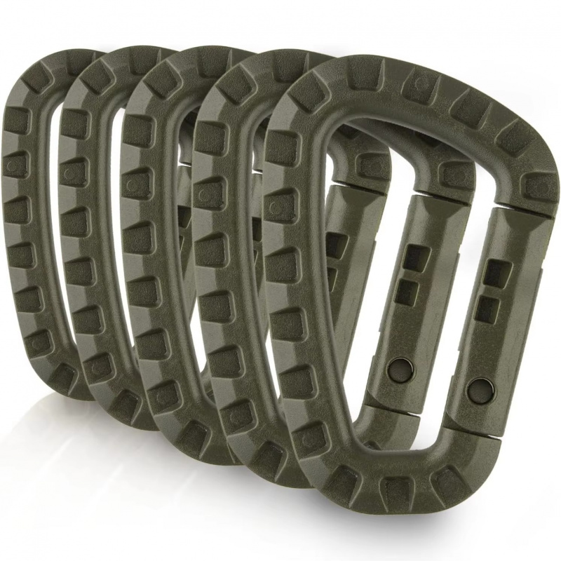 Urban Backpack Tactical - 1-10Pcs Military tactical carabiner Clips Accessories