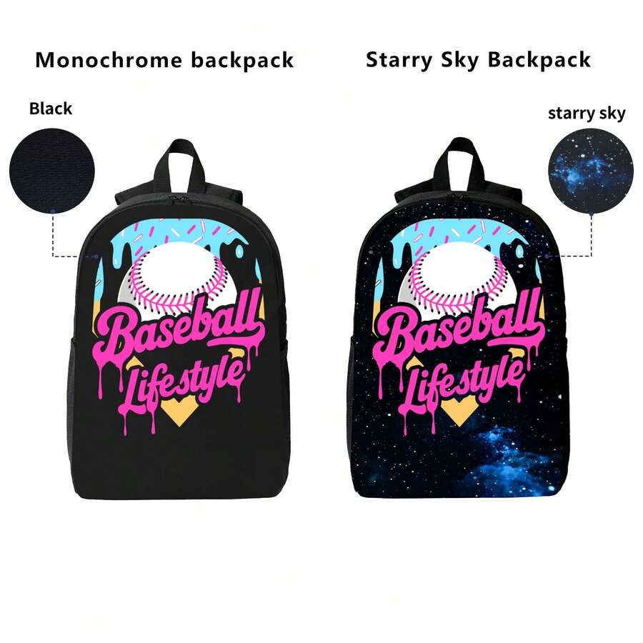Baseball Drip Design Backpack  - Laptop Backpack 15.6 리뷰 및 가격