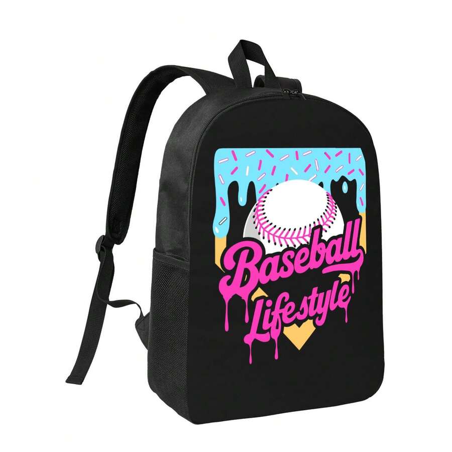 Baseball Drip Design Backpack  - Laptop Backpack 15.6 리뷰 및 가격