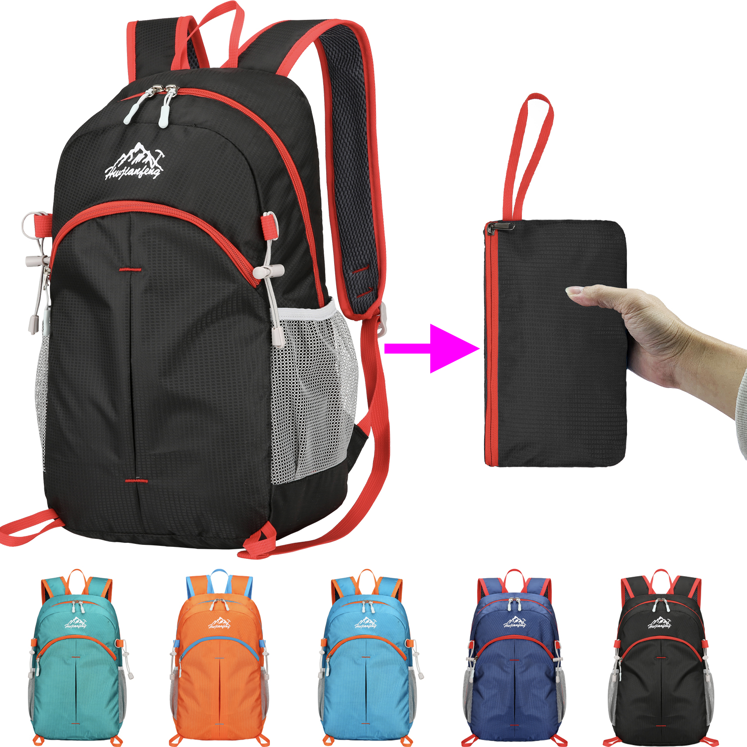 18L Portable Foldable Backpack - Foldable Backpack Small 리뷰 및 가격