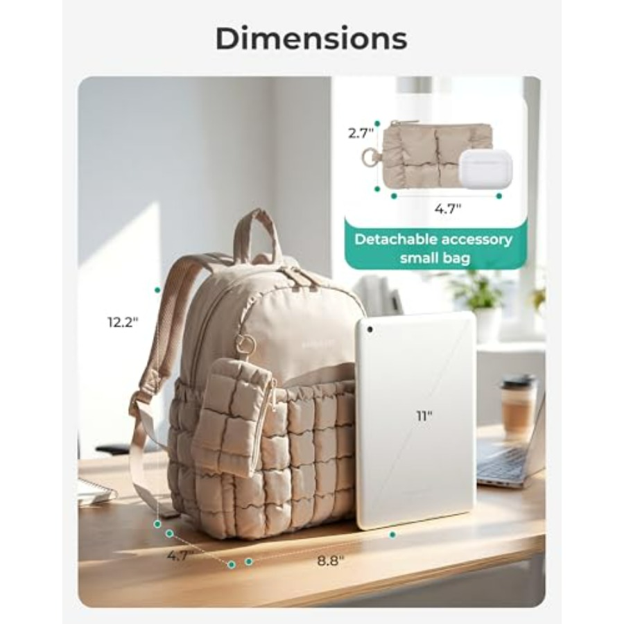 Mini Backpacks for Women, Puff - Mini Backpack Purse 리뷰 및 가격