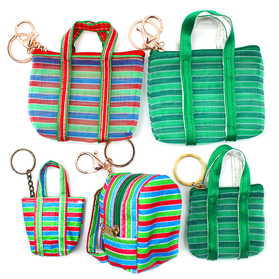 1Pc Key chain Fishing Net Bag  - Mini Backpack Purse 리뷰 및 가격