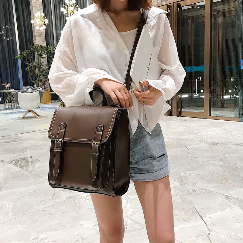 Vintage Backpack Female Pu Lea - Leather Backpack Vintage 리뷰 및 가격