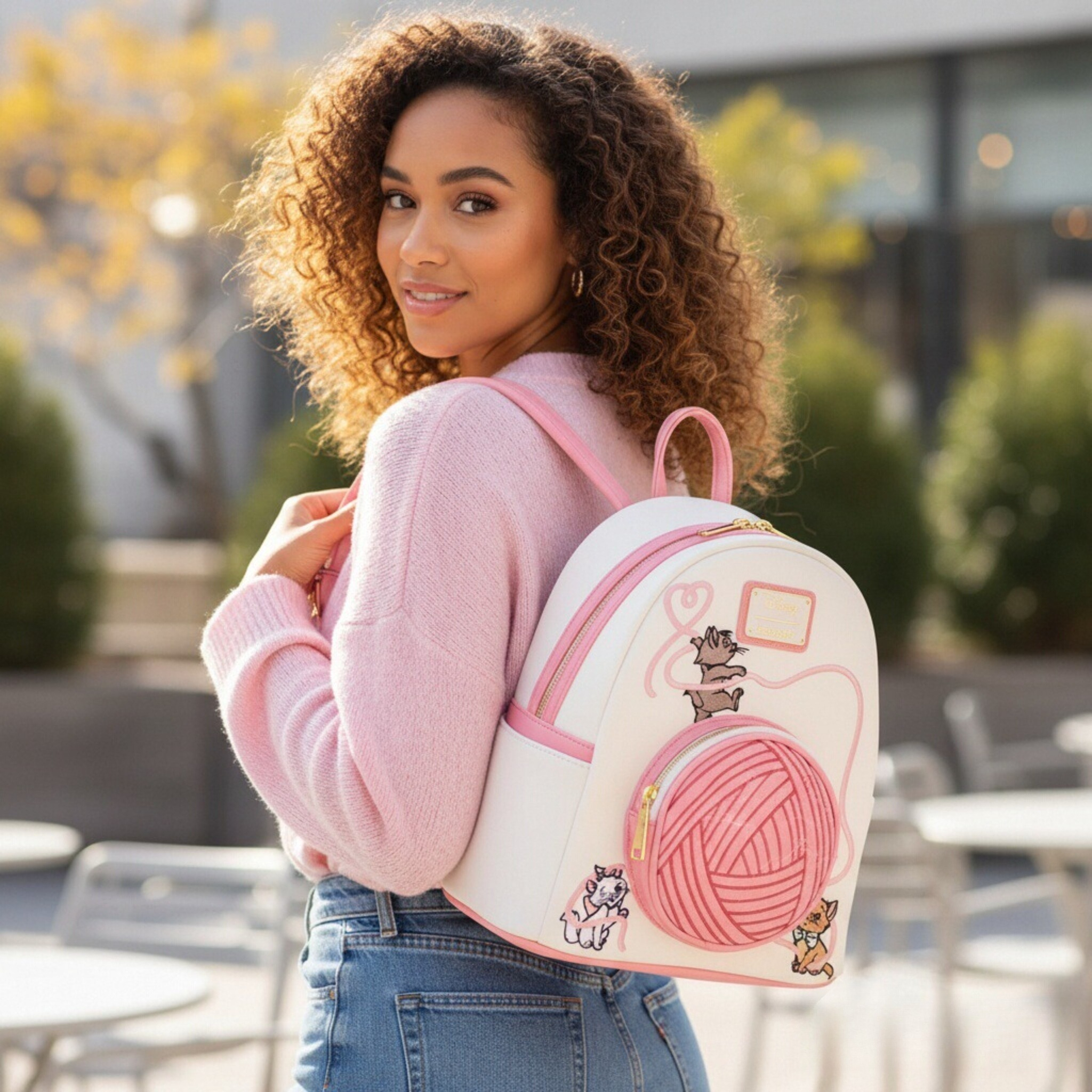 The Aristocats Marie Floral Al - Fashion Backpack Women 리뷰 및 가격