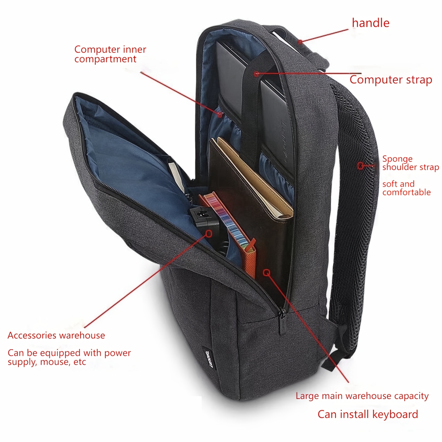 Lenovo B210 backpack | 14 inch - Laptop Backpack 15.6 리뷰 및 가격