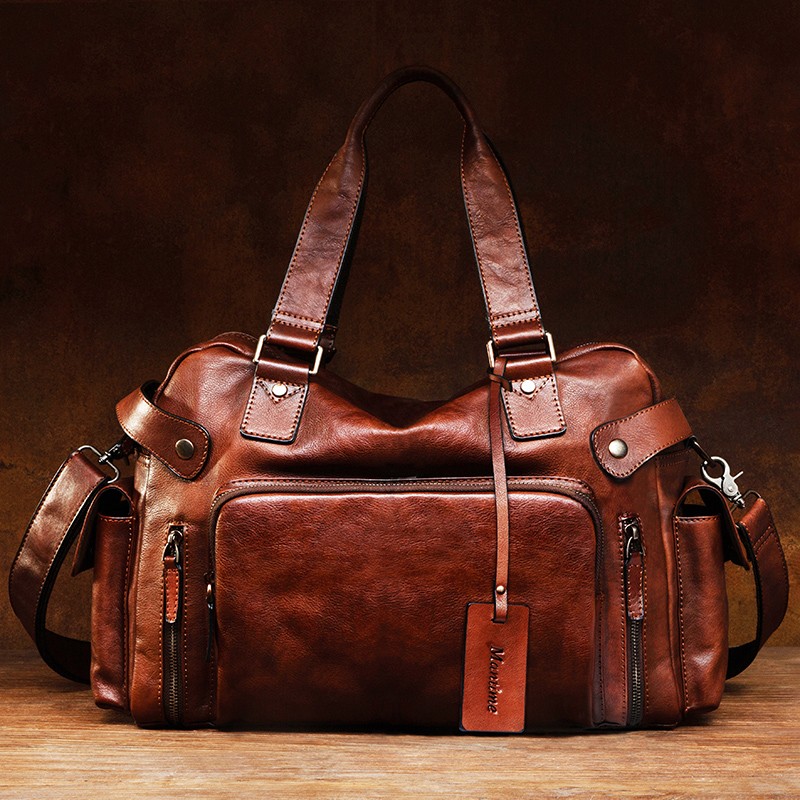 Vintage vegetable tanned leath - Canvas Backpack Casual 리뷰 및 가격