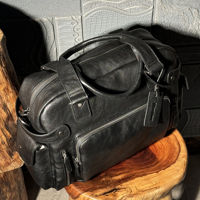 Vintage vegetable tanned leath - Canvas Backpack Casual 리뷰 및 가격