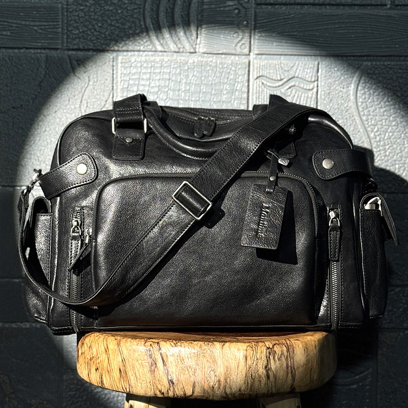 Vintage vegetable tanned leath - Canvas Backpack Casual 리뷰 및 가격