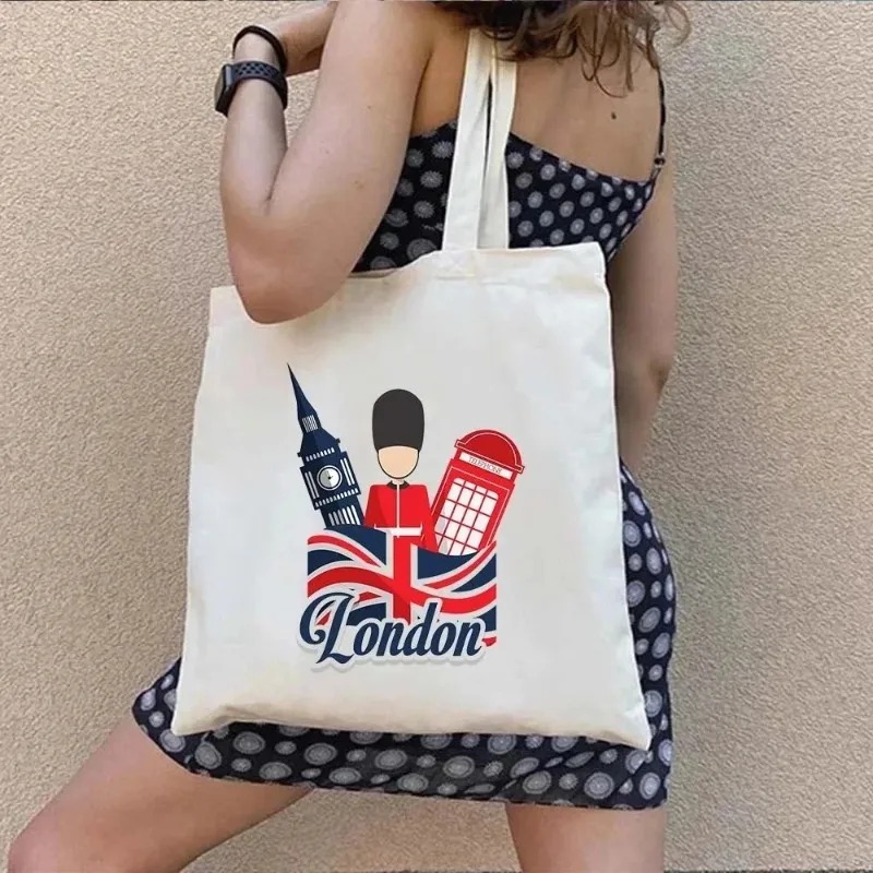 London UK Paris Printing Ladie - Canvas Backpack Casual 리뷰 및 가격
