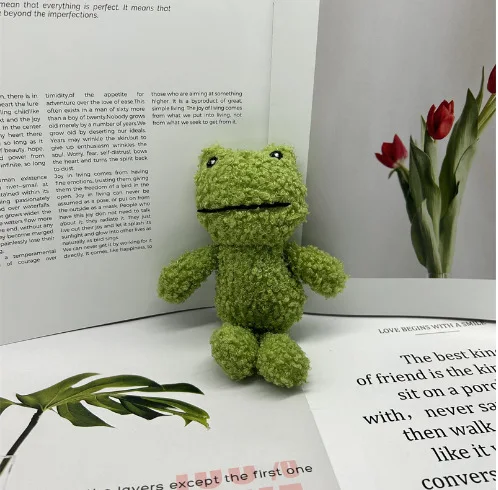 Kawaii Green Frog Plush Keycha - Mini Backpack Purse 리뷰 및 가격