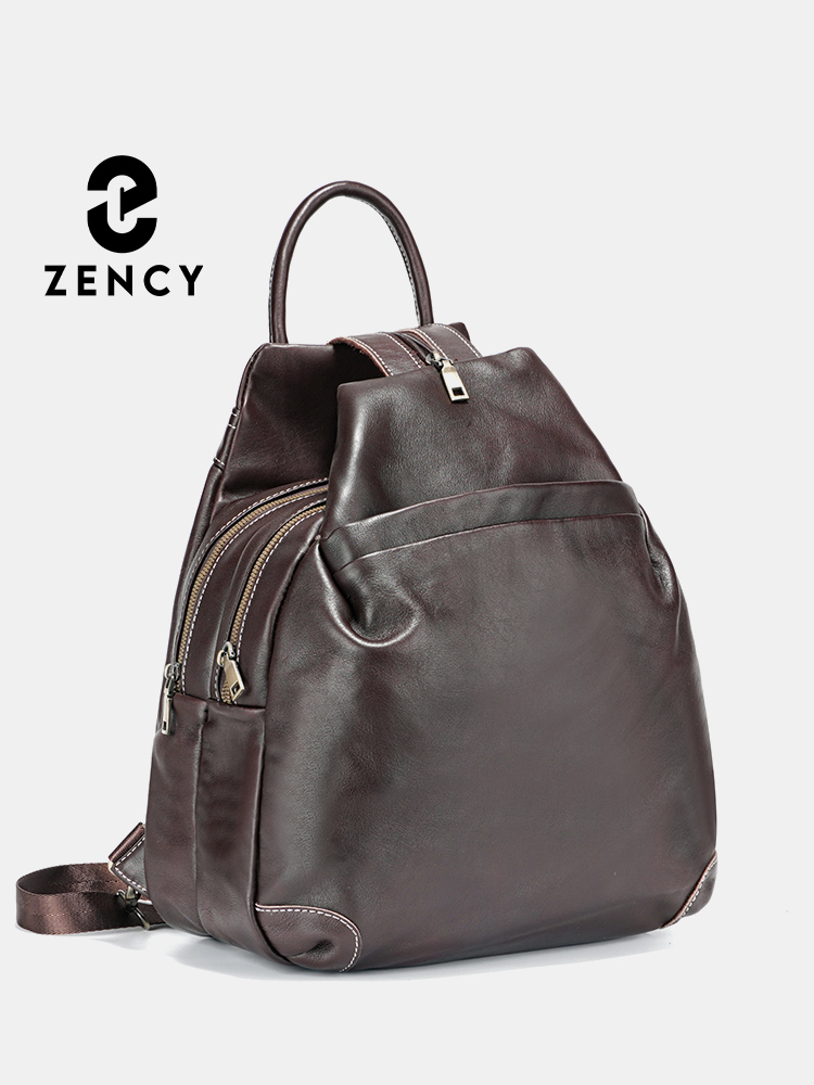Zency Genuine Leather Women's  - Travel Backpack Anti Theft 리뷰 및 가격