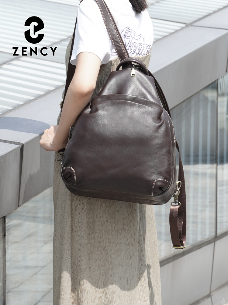 Zency Genuine Leather Women's  - Travel Backpack Anti Theft 리뷰 및 가격