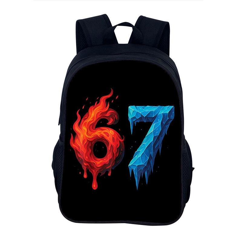 Six Seven 67 Print Lightweight - School Backpack Teen 리뷰 및 가격