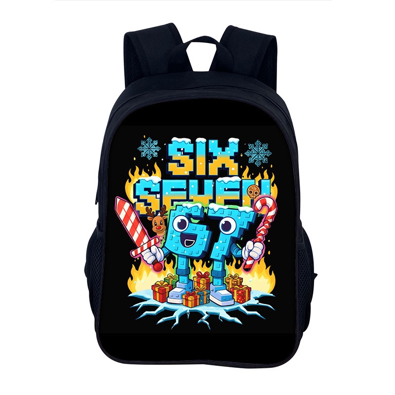 Six Seven 67 Print Lightweight - School Backpack Teen 리뷰 및 가격