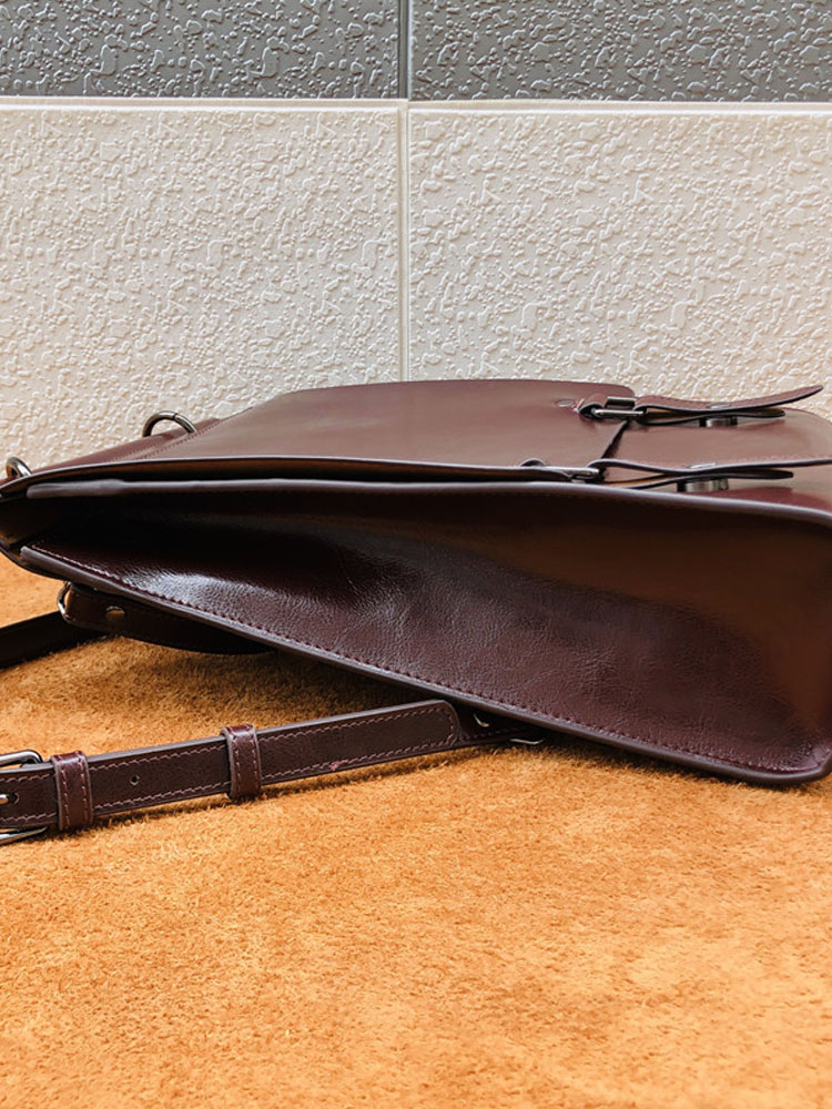 British Style Vintage Cow Spli - Leather Backpack Vintage 리뷰 및 가격