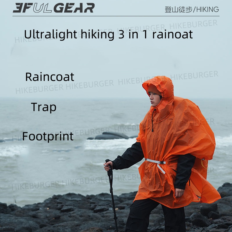 3F UL GEAR 3 in1 Rain Poncho O - Rain Cover Backpack 리뷰 및 가격