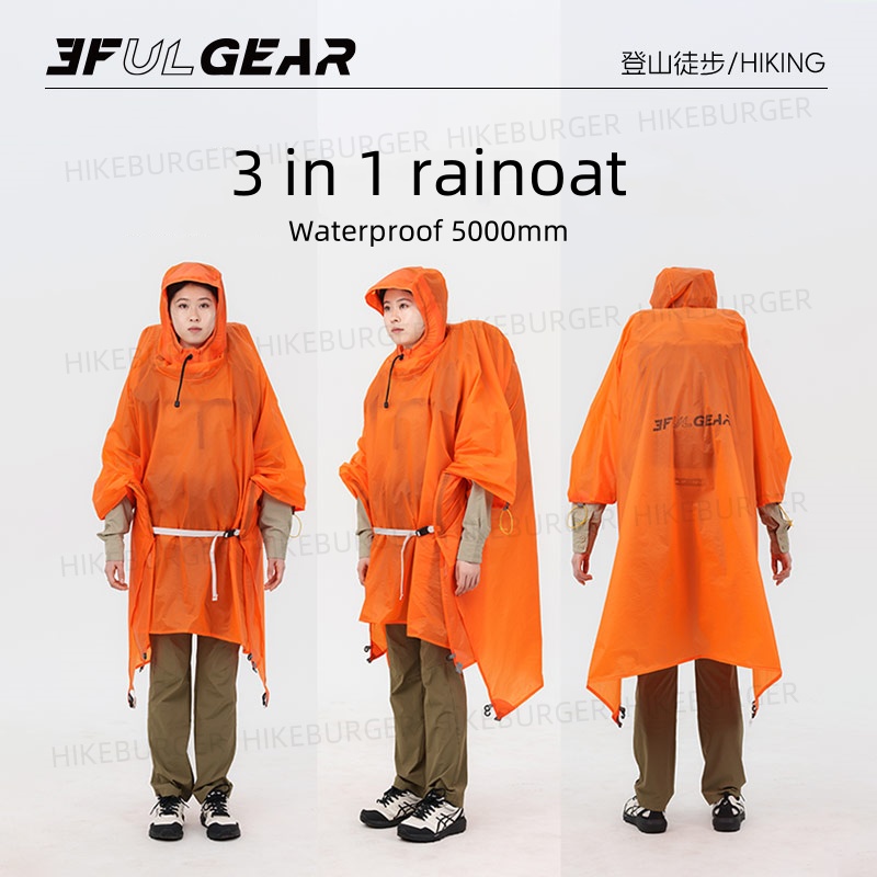 3F UL GEAR 3 in1 Rain Poncho O - Rain Cover Backpack 리뷰 및 가격