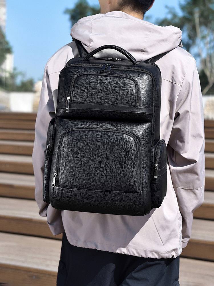 Men's Fashion Backpack PU Leat - Laptop Backpack 15.6 리뷰 및 가격