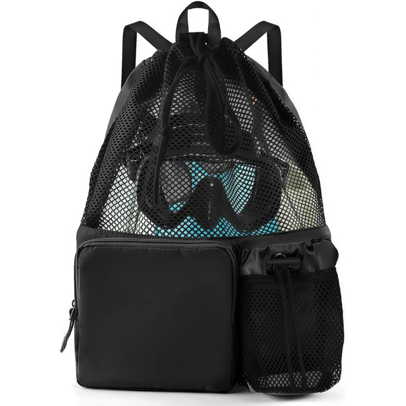 Large Capacity Mesh Drawstring - Drawstring Gym Bag 리뷰 및 가격