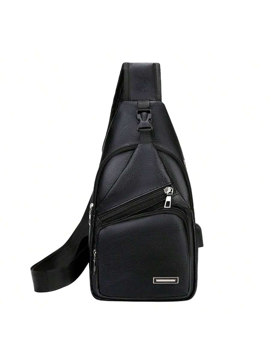 Mens Sling Bag With USB Port,  - Sling Backpack Shoulder 리뷰 및 가격