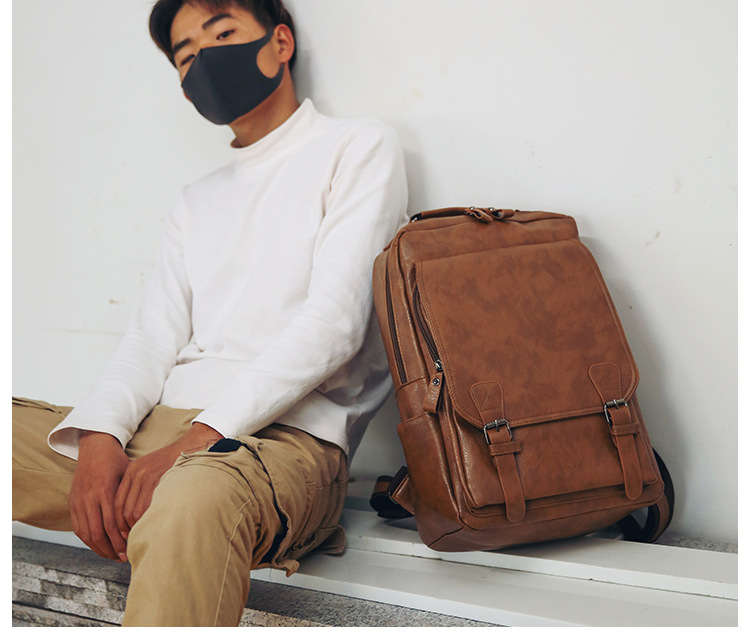 New Arrival PU Leather Backpac - Business Backpack Brief 리뷰 및 가격