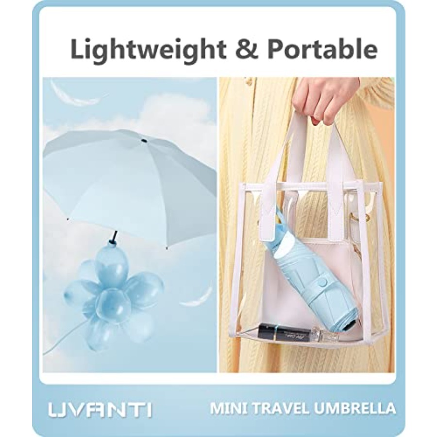 Mini Travel Umbrella with Case - Mini Backpack Purse 리뷰 및 가격