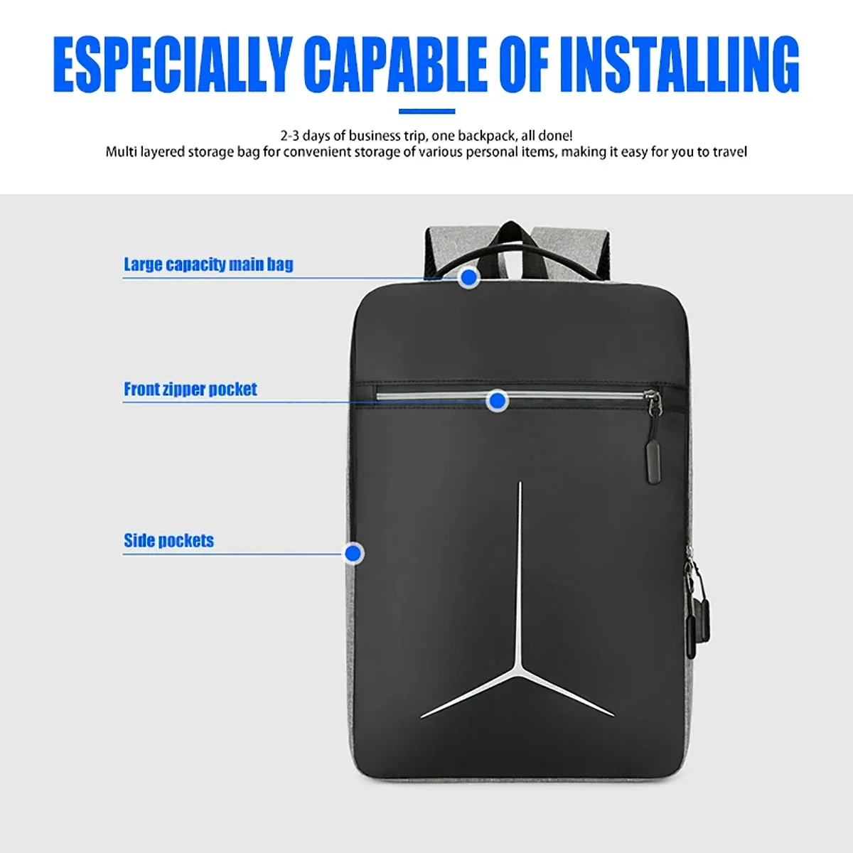 New Anti-theft USB Waterproof  - Travel Backpack Anti Theft 리뷰 및 가격