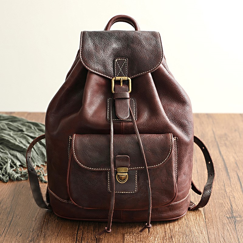 Johnature Leisure Travel Bag N - Leather Backpack Vintage 리뷰 및 가격