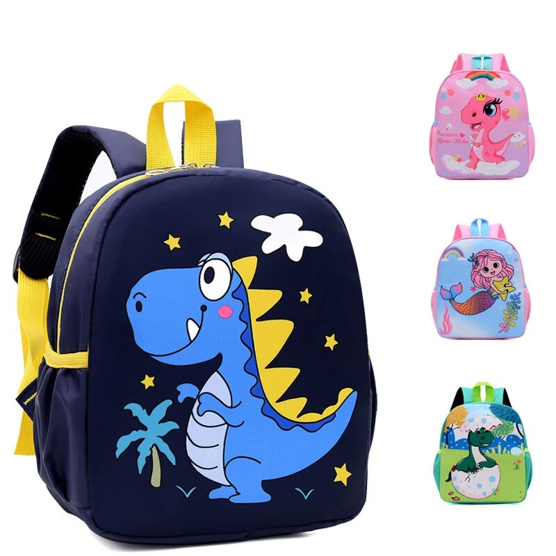 Cartoon Cute Dinosaur Printed  - School Backpack Teen 리뷰 및 가격