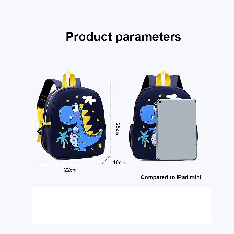 Cartoon Cute Dinosaur Printed  - School Backpack Teen 리뷰 및 가격