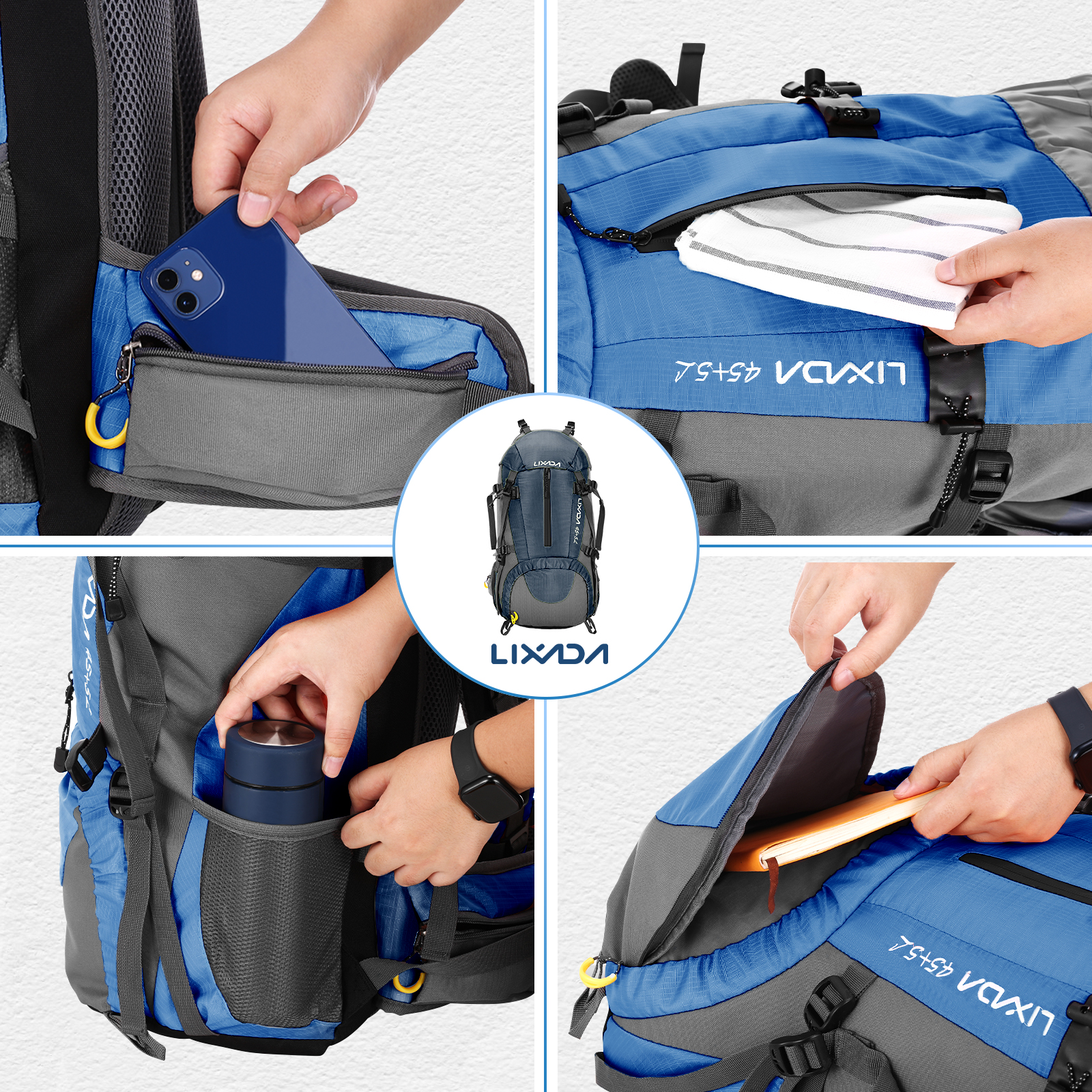 Lixada 50L Large Waterproof Tr - Rain Cover Backpack 리뷰 및 가격