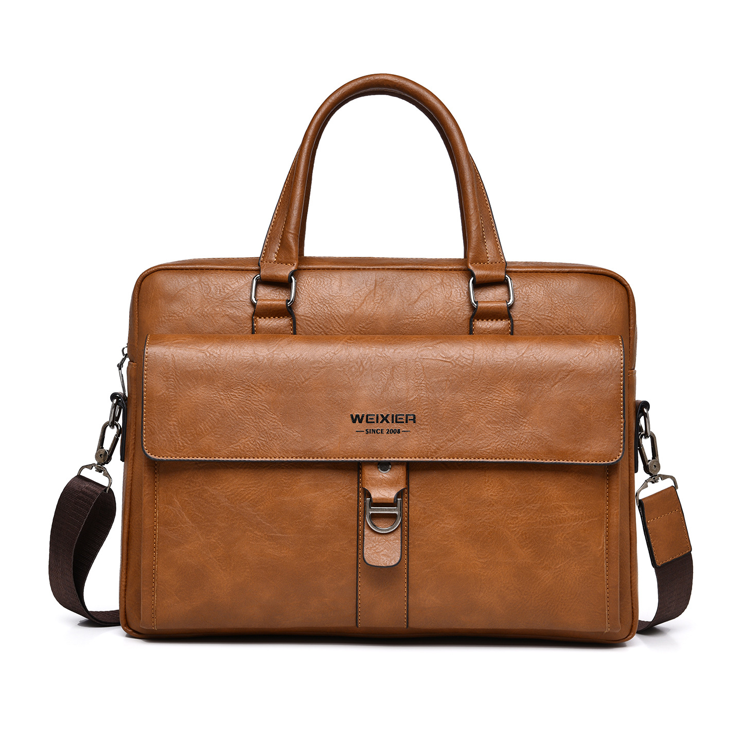 Vintage Dark Brown PU Leather  - Laptop Backpack 15.6 리뷰 및 가격