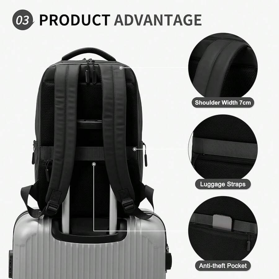 Waterproof Anti-Theft Laptop B - Laptop Backpack 15.6 리뷰 및 가격