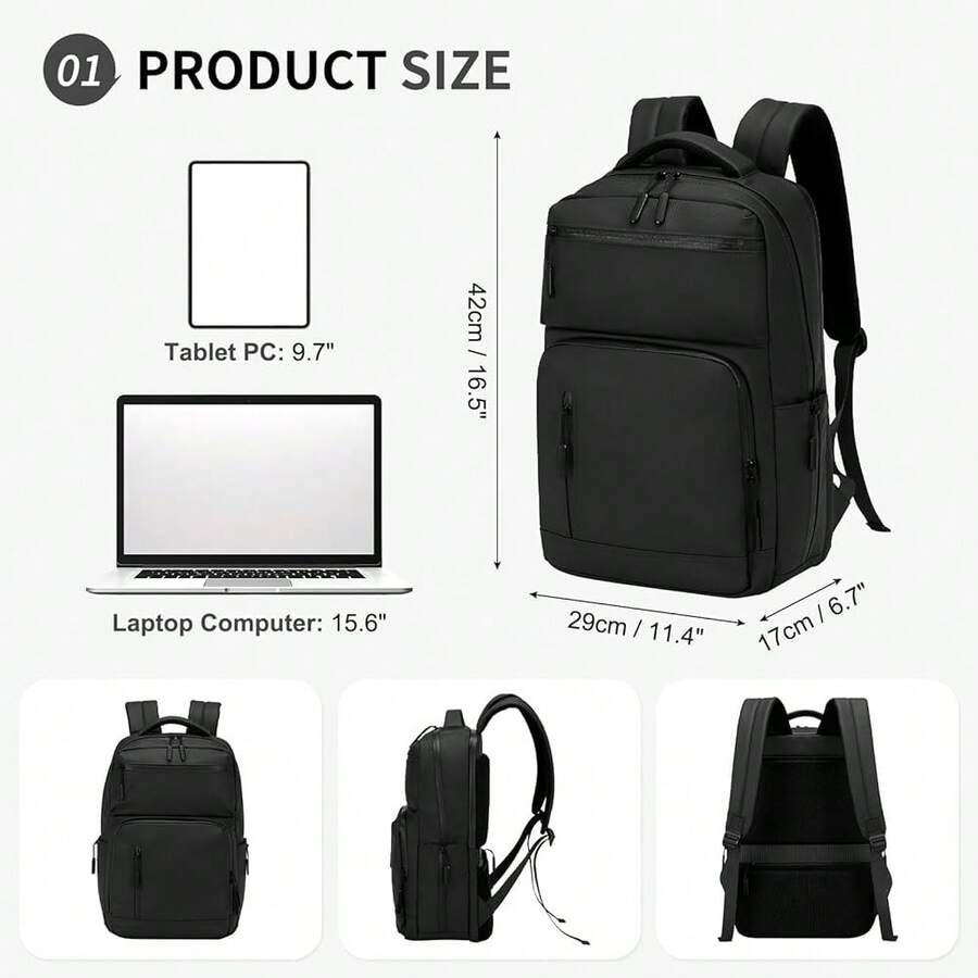 Waterproof Anti-Theft Laptop B - Laptop Backpack 15.6 리뷰 및 가격