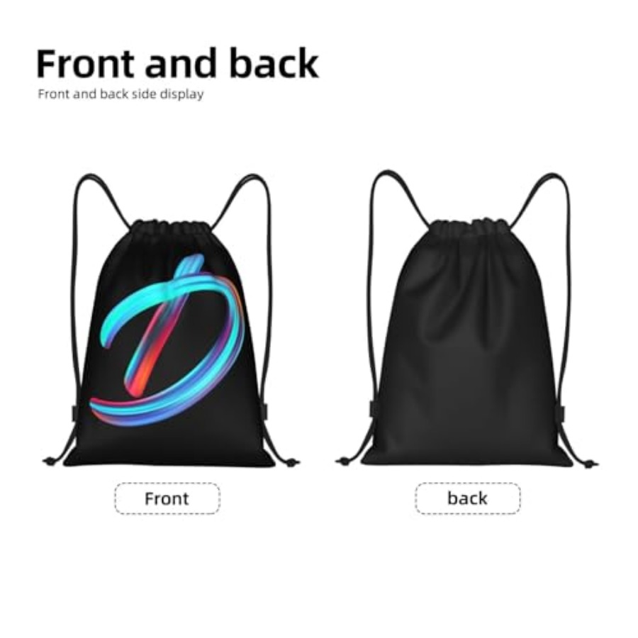 Drawstring Bags Initial Drawst - Drawstring Gym Bag 리뷰 및 가격