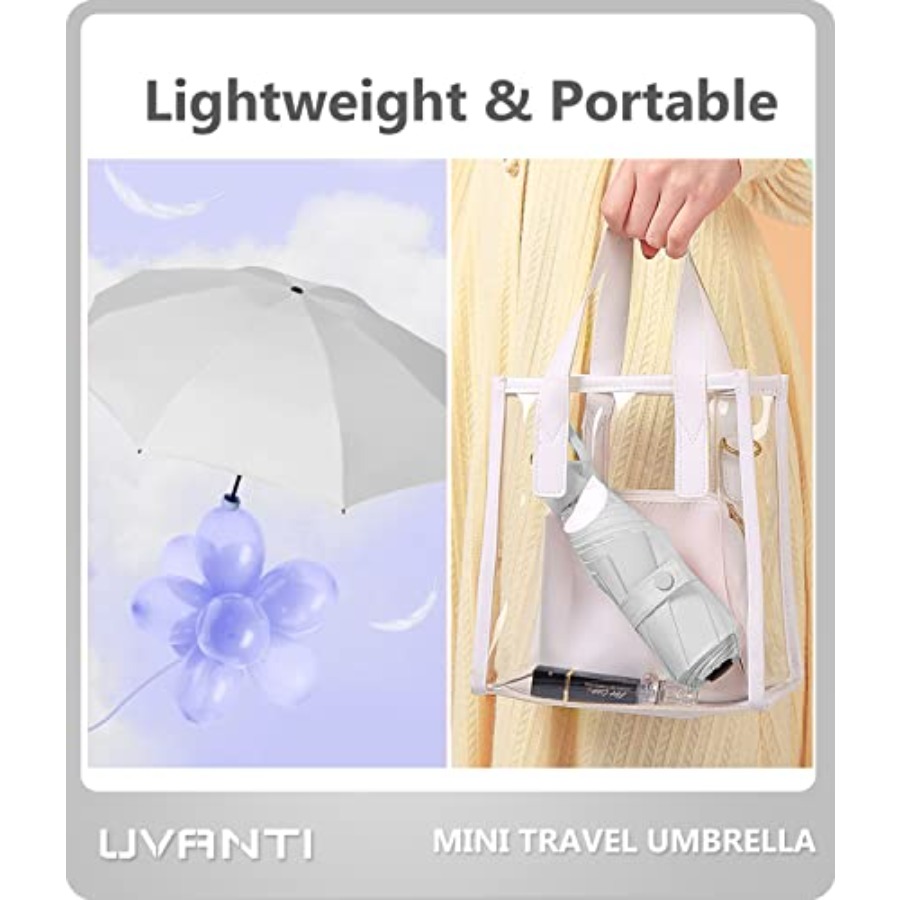 Mini Travel Umbrella with Case - Mini Backpack Purse 리뷰 및 가격
